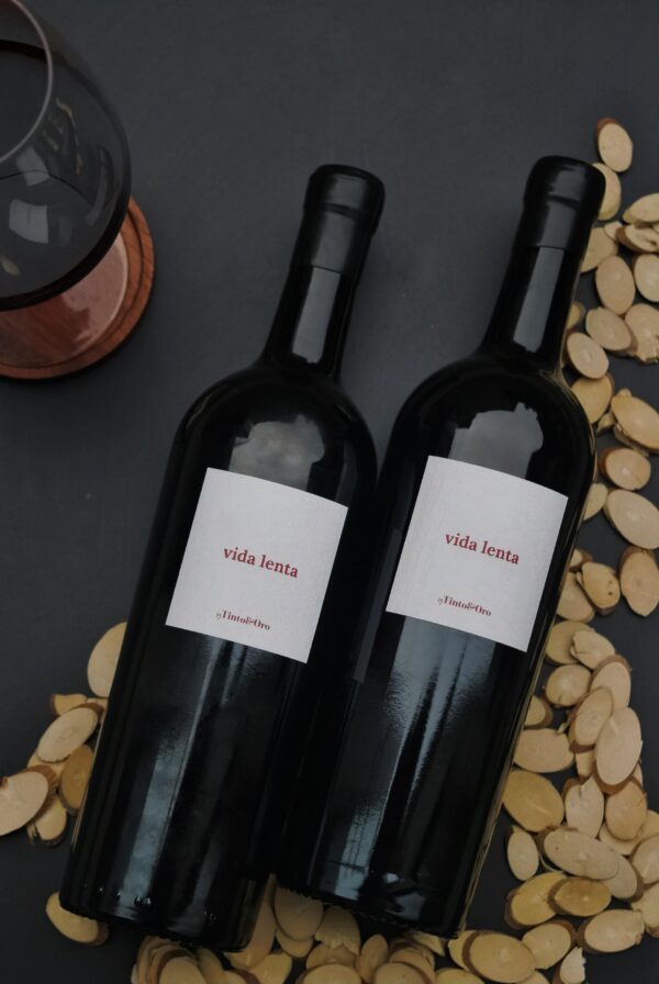 Red Wine Vida Lenta Tinto y Oro Organic Vegan Oak Spain